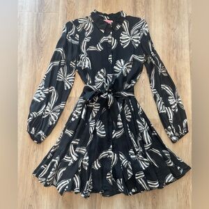 Kate Spade Monochrome bow Print Blouse